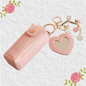 NWOT Nordstrom Beauty Lipstick Holder with Mirror and Charms